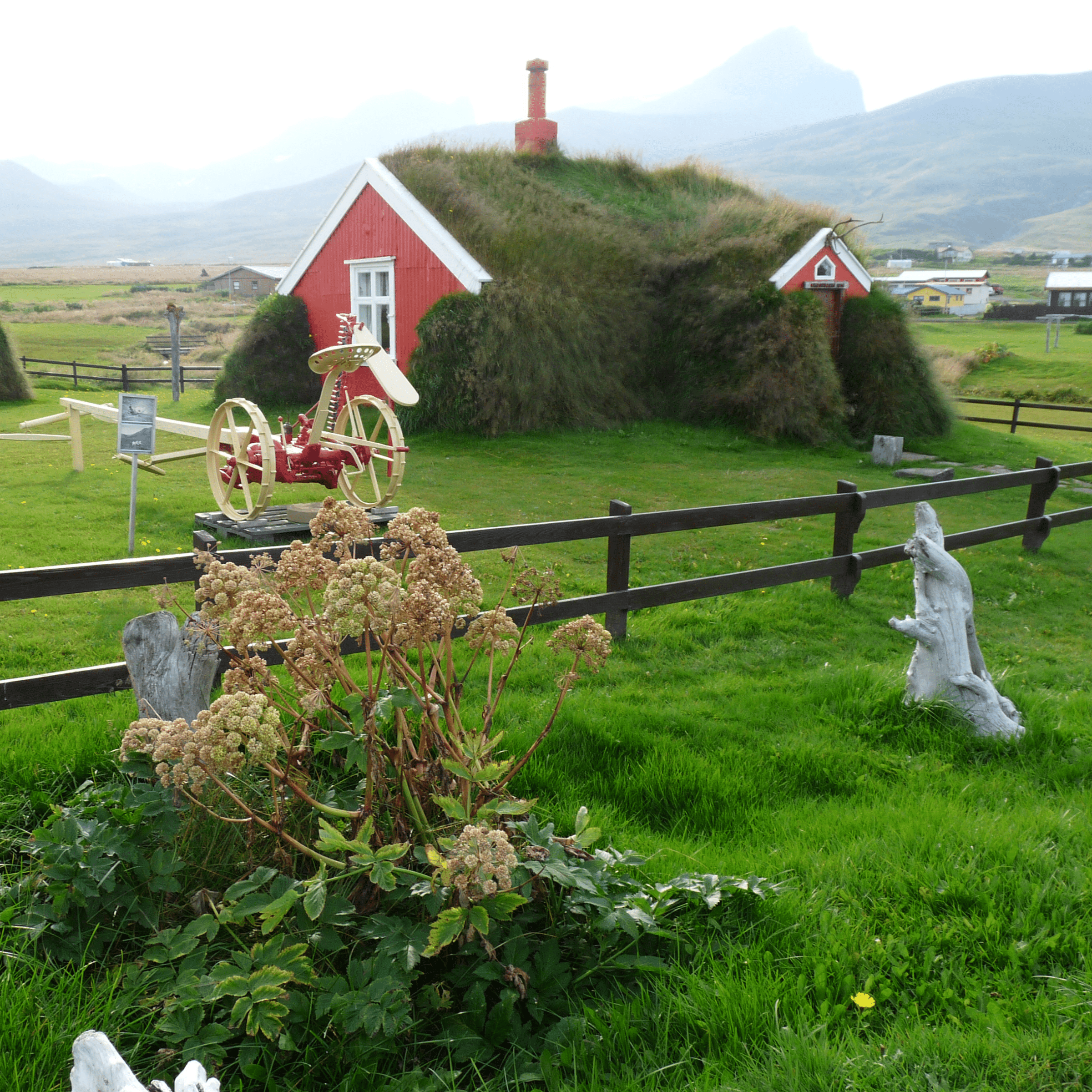 Lindarbakki, Iceland - Sod-Roof House